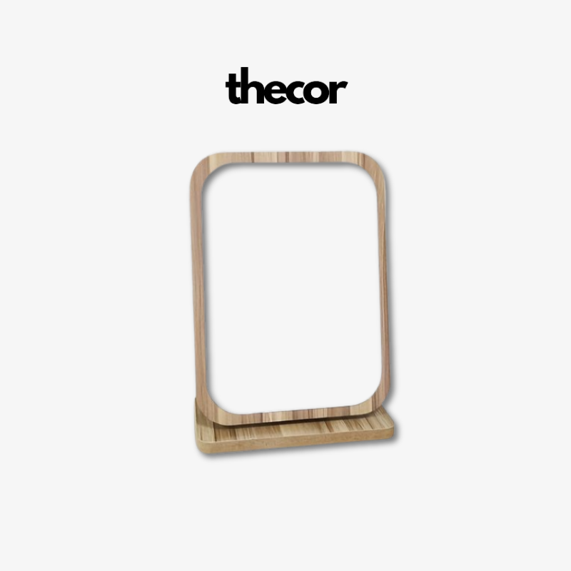 Gương gỗ trang điểm gấp gọn