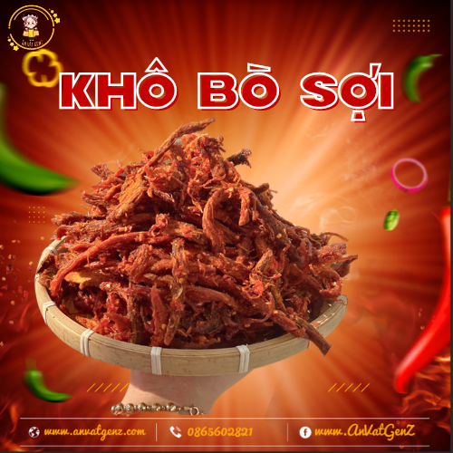 Khô Bò Sợi