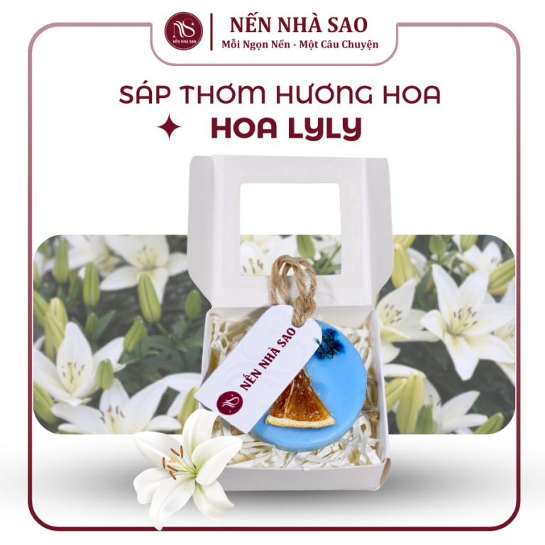 Sáp Thơm Phòng Hoa Khô Hoa Lyly