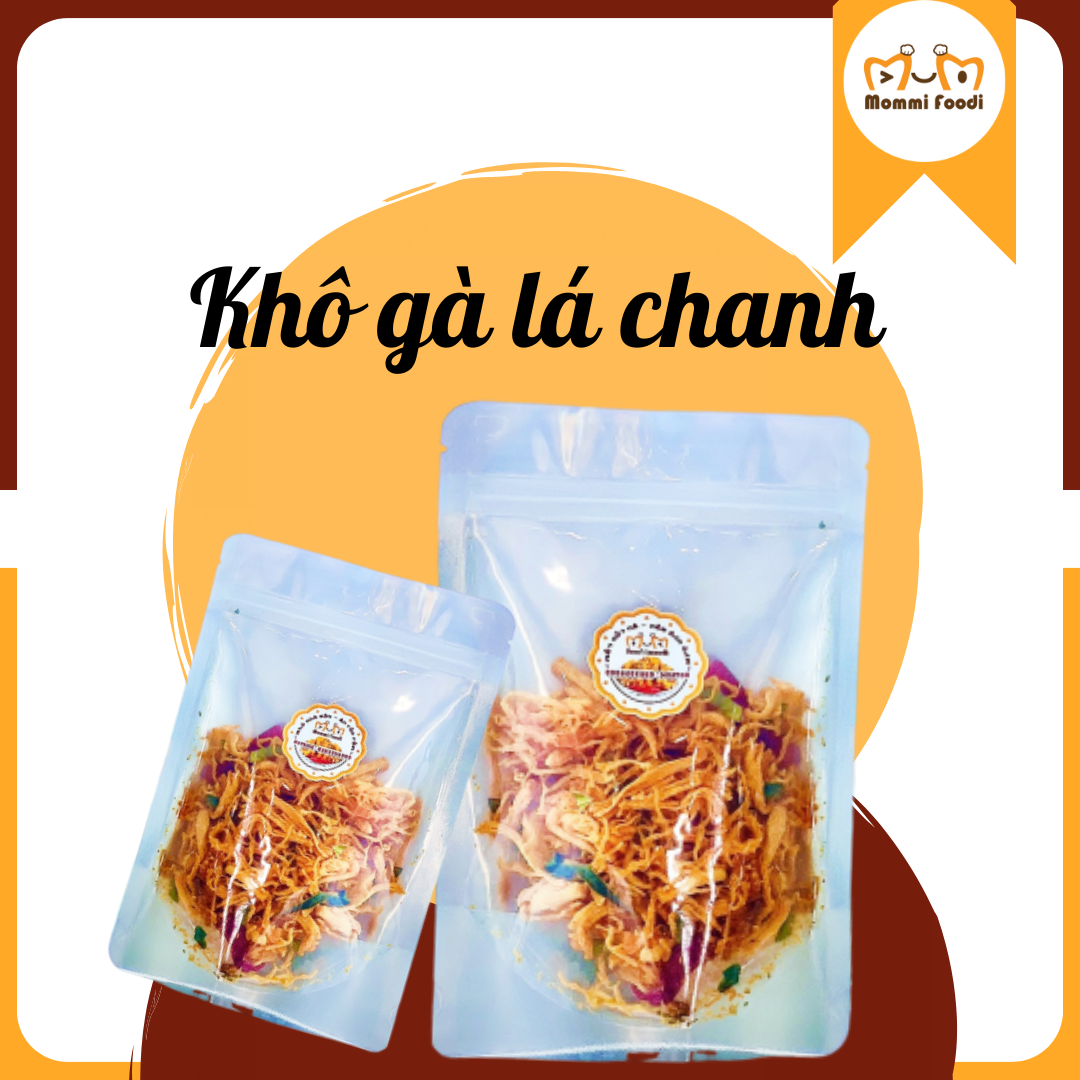 Khô gà lá chanh Mommi Foodi 150g