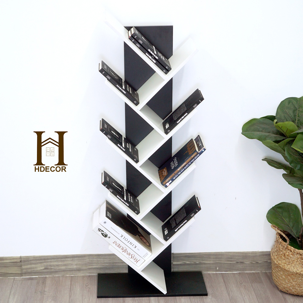 Kệ sách hình cây 9 tầng