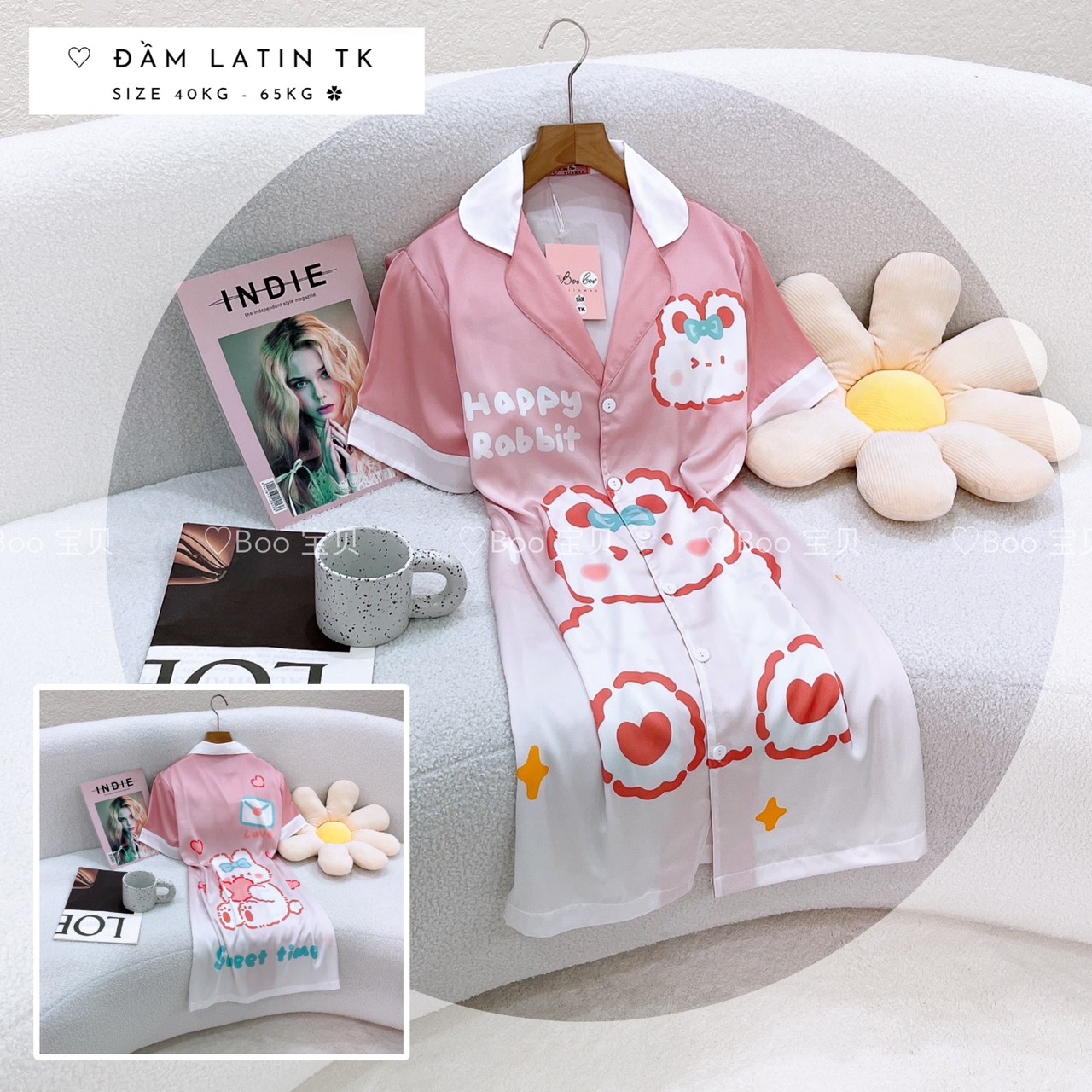 Váy Pijama Cow– VP05