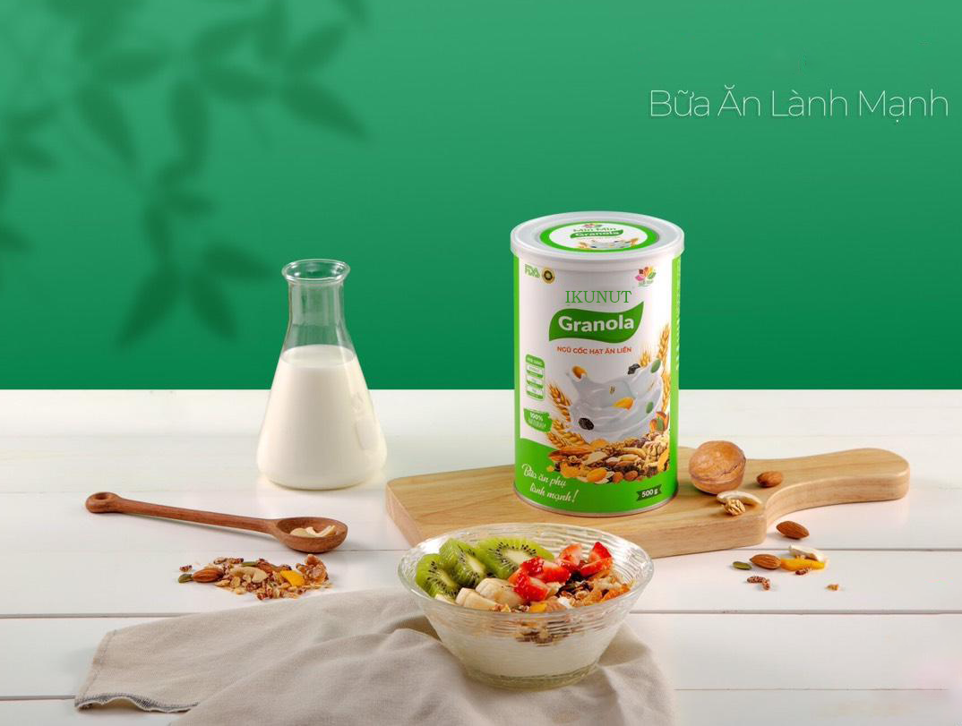 granola ăn dặm cho bé