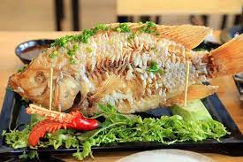 Cá diêu hồng chiên xù 1 con 3kg