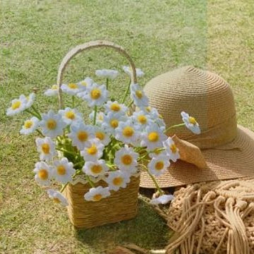 Tên sản phẩm: Hoa cúc họa mi hanmade làm từ kẽm nhung