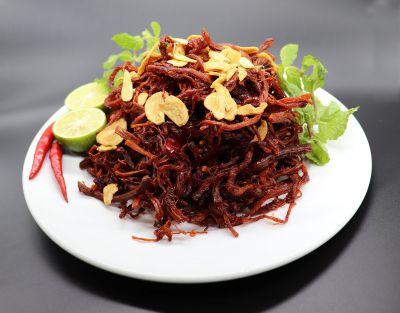 Khô heo cháy tỏi (100g)