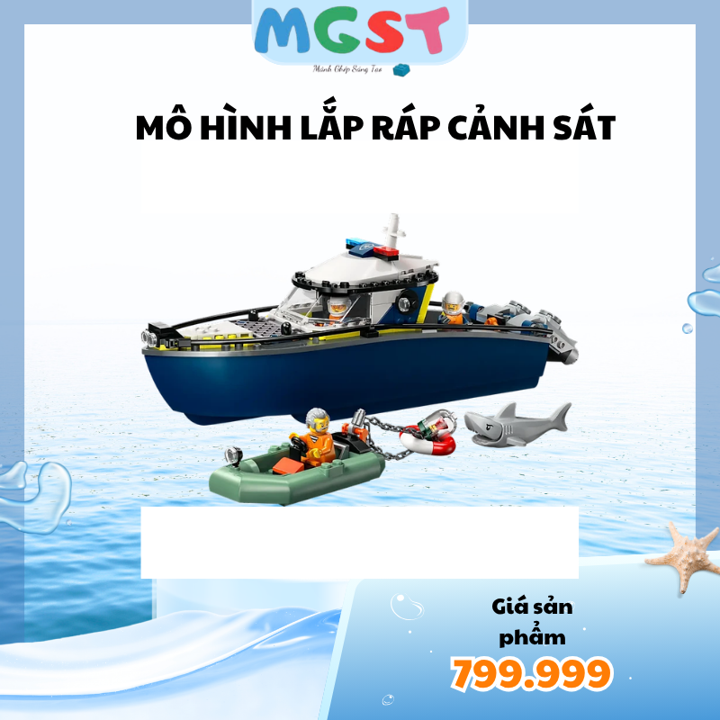 Mô Hình Lắp Ráp Cảnh Sát