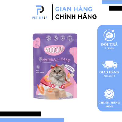 Thức ăn cho mèo Moochie hương vị Cá ngừ và Tôm