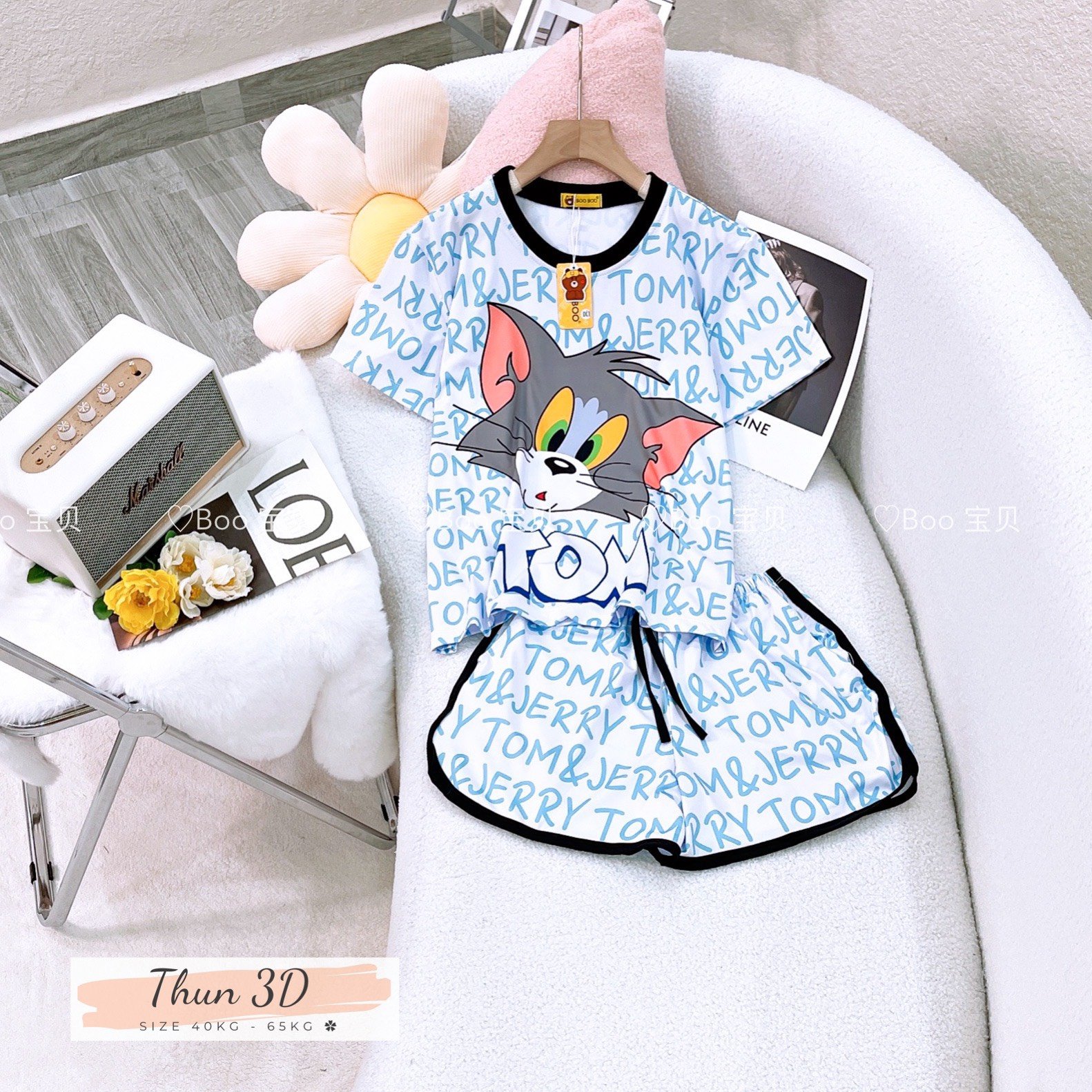 TOM D402 - BỘ THUN 3D