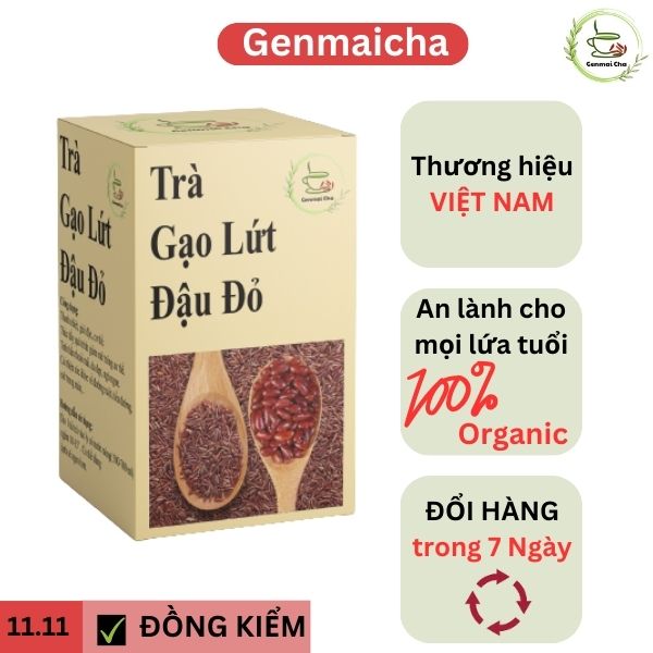 Trà gạo lứt đậu đỏ