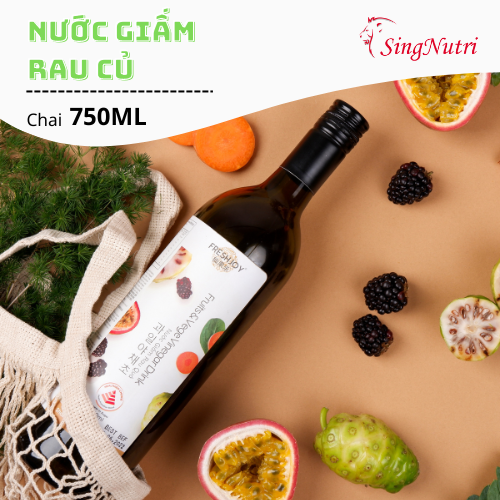 NƯỚC GIẤM UỐNG VỊ RAU CỦ CHAI/750ML SingNutri