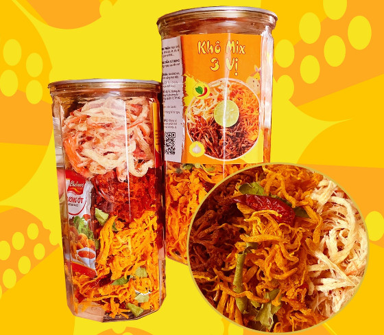 KHÔ MIX 3 VỊ SIÊU NGON