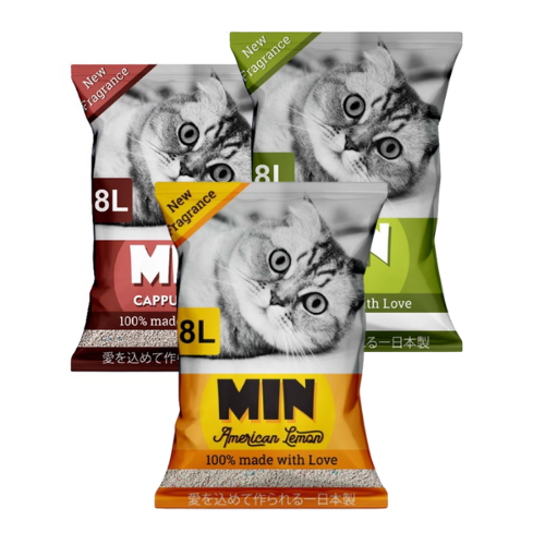 Cát đất sét Min cho mèo - 8L