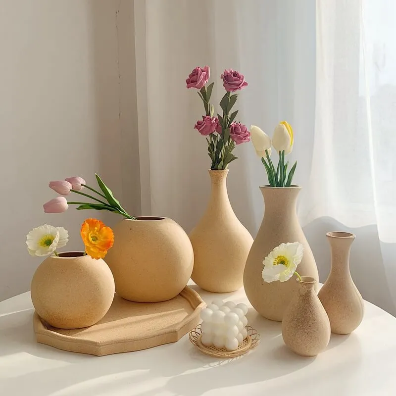 BÌNH GỐM TRANG TRÍ PHONG CÁCH HÀN QUỐC