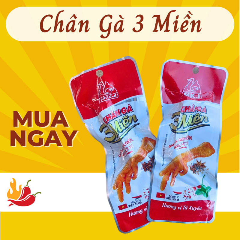 Combo chân gà ba miền