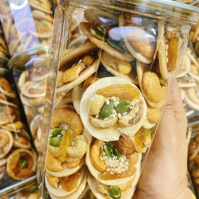 Bánh tròn đồng tiền MIX Nuts Life  hạt dinh dưỡng