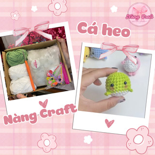 Set Móc Cá Heo_Nàng Craft Đáng Yêu