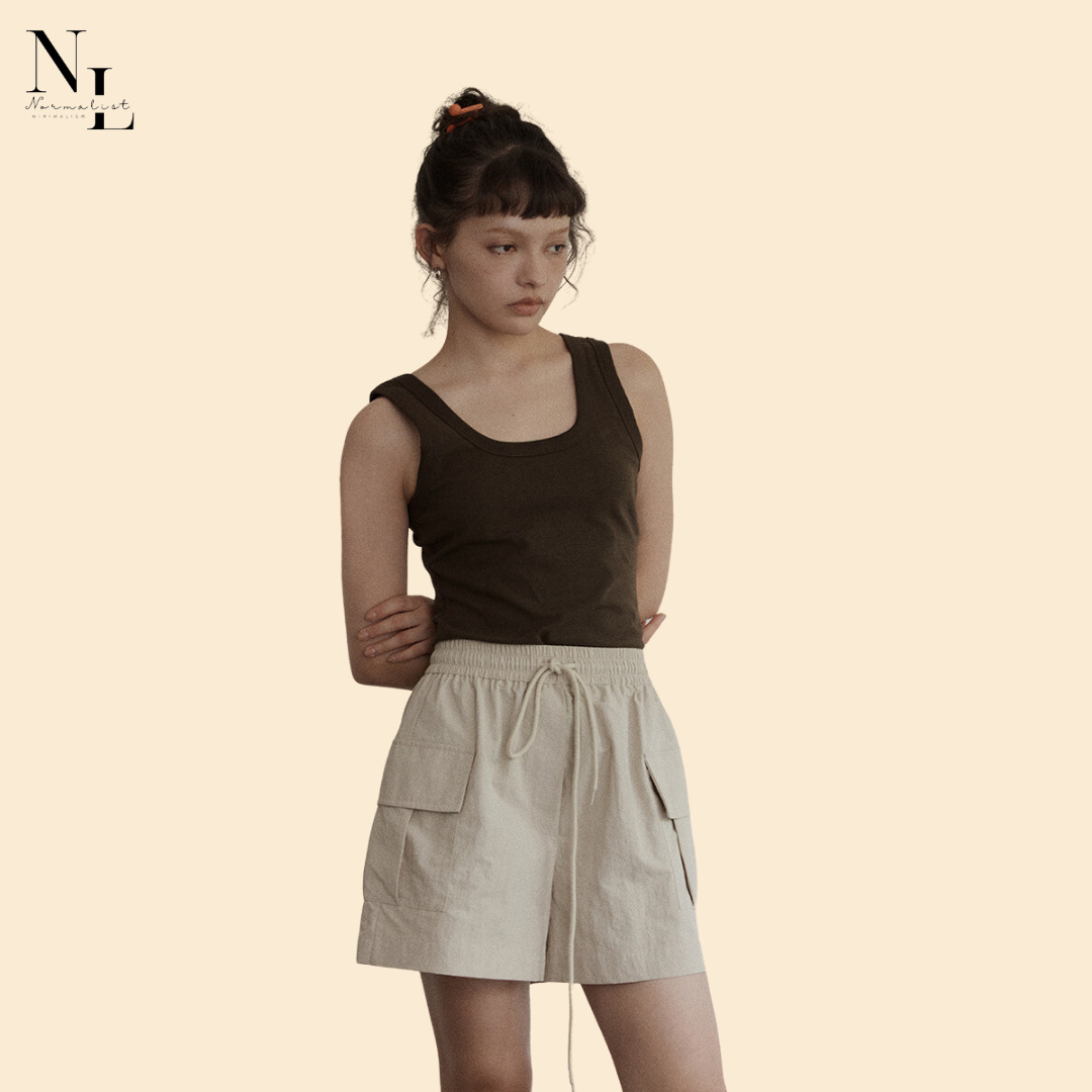 Quần short chun dây rút [Normalist –Boby short]