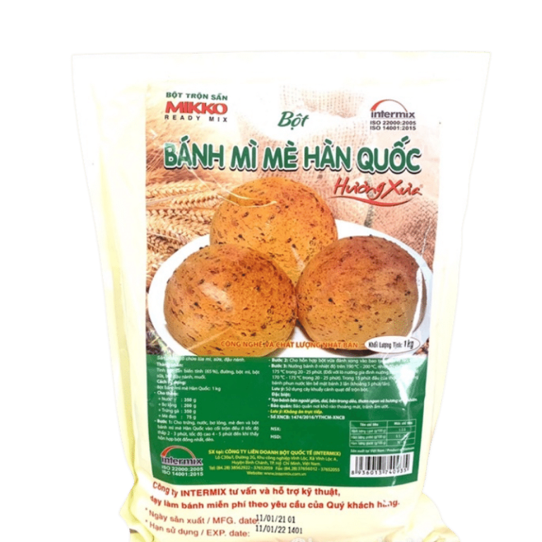 Bột bánh mì mè Hàn Quốc Mikko