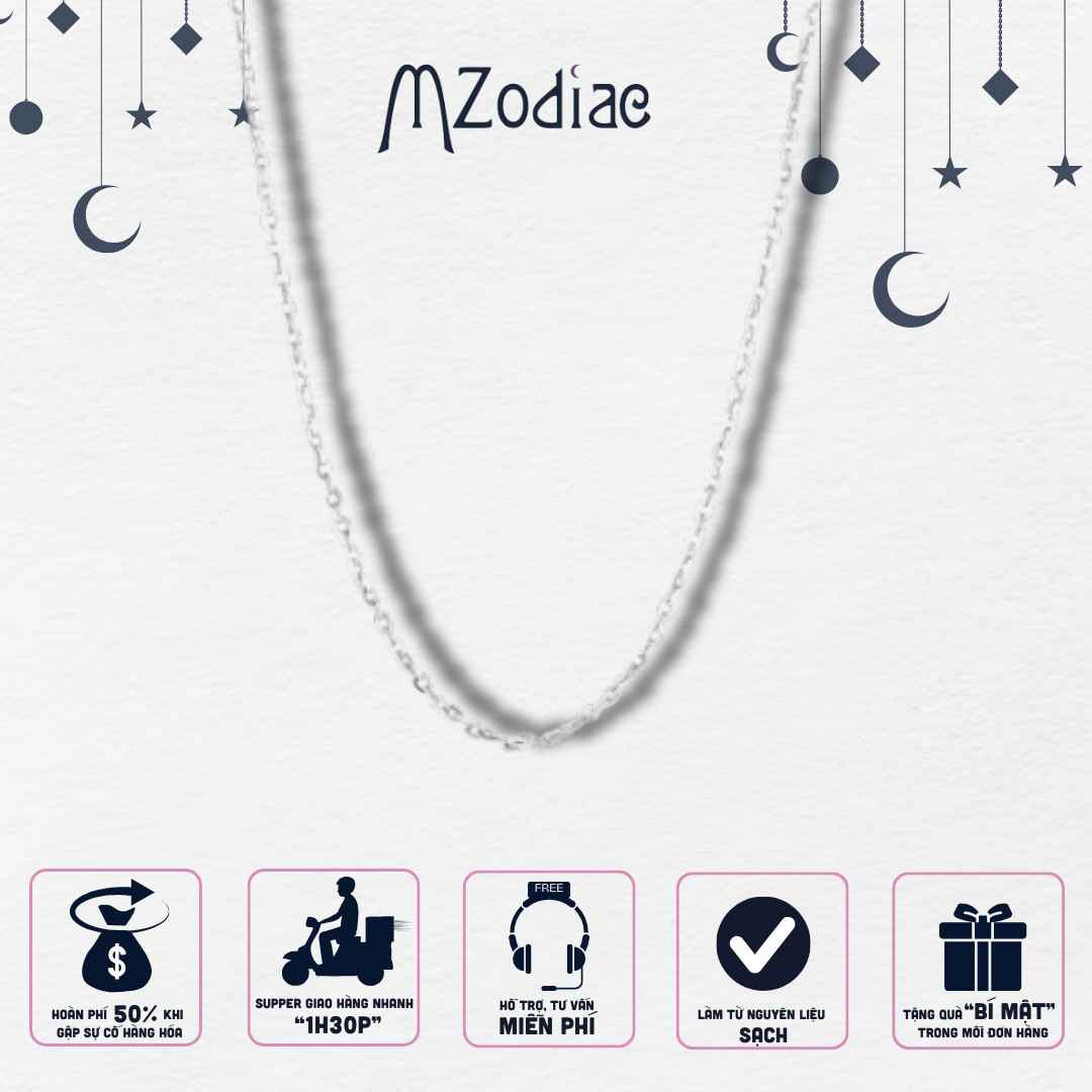 Dây chuyền bạc Basic