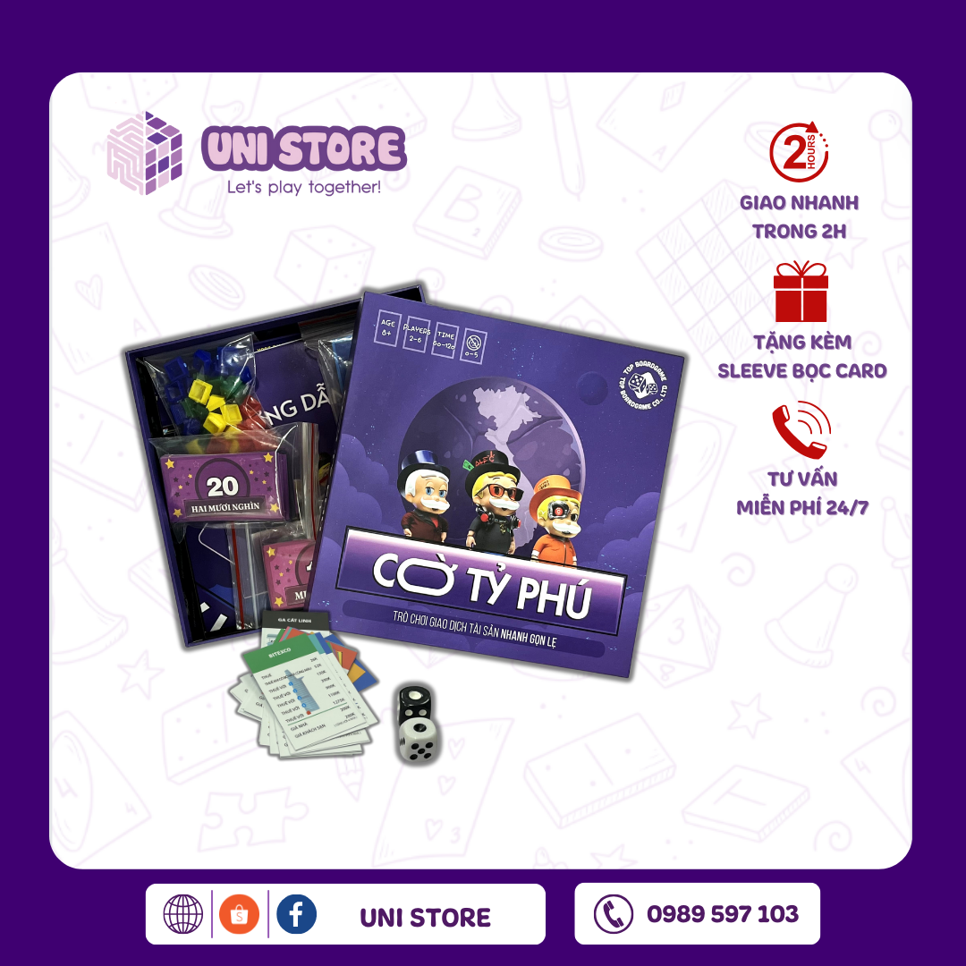 Bộ Cờ Tỷ Phú Cao Cấp | Gia Đình | 1 Bộ