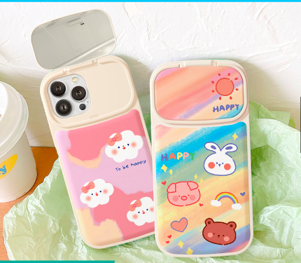 Ốp lưng iphone gương selfie Mây trời