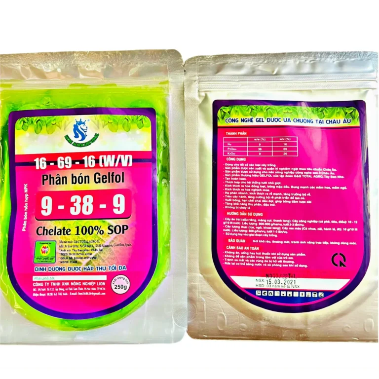PHÂN BÓN GELFOL 9-38-9 CHELATE 100% SOP