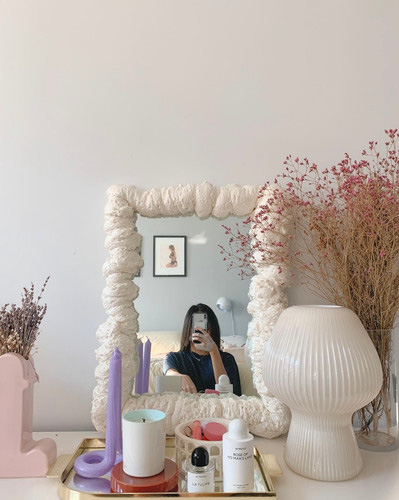 Gương decor - vân mây độc đáo