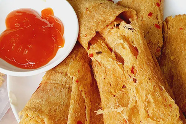 Mực cán tẩm gia vị