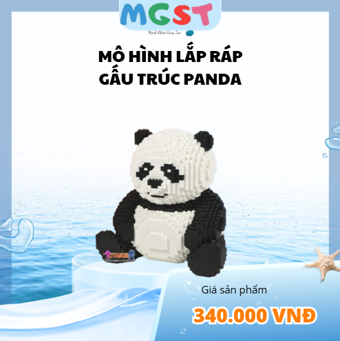 Mô hình LEGO lắp ráp gấu trúc Panda