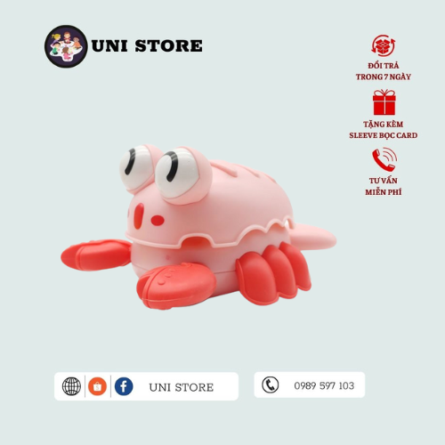 Đồ Chơi Nhấn Nút Chạy Tôm Hùm Vui Vẻ - Đồ Chơi - Màu Hồng