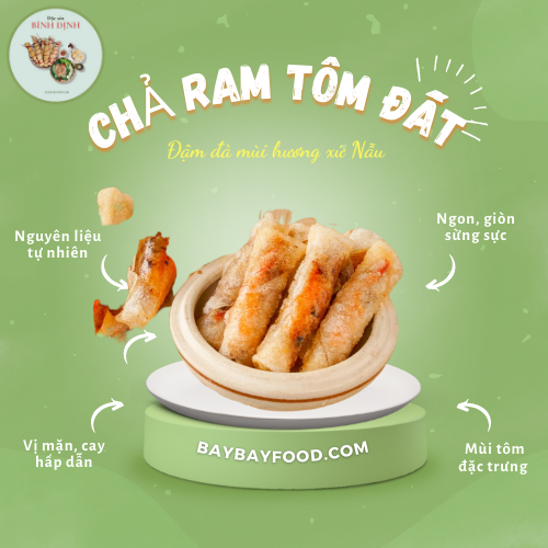 Chả ram tôm đất