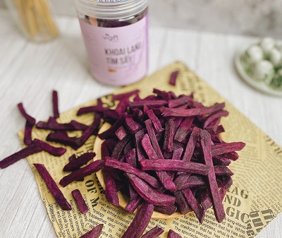 KHOAI LANG TÍM SẤY - 500G