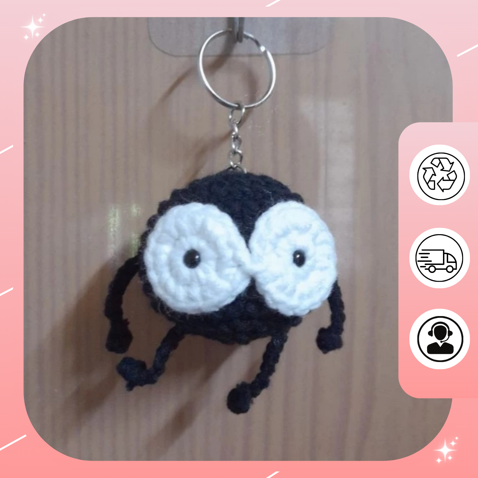 Móc khóa bồ hóng