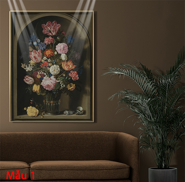 Tranh Treo Tường Cổ Điển Hoa Tĩnh Vật