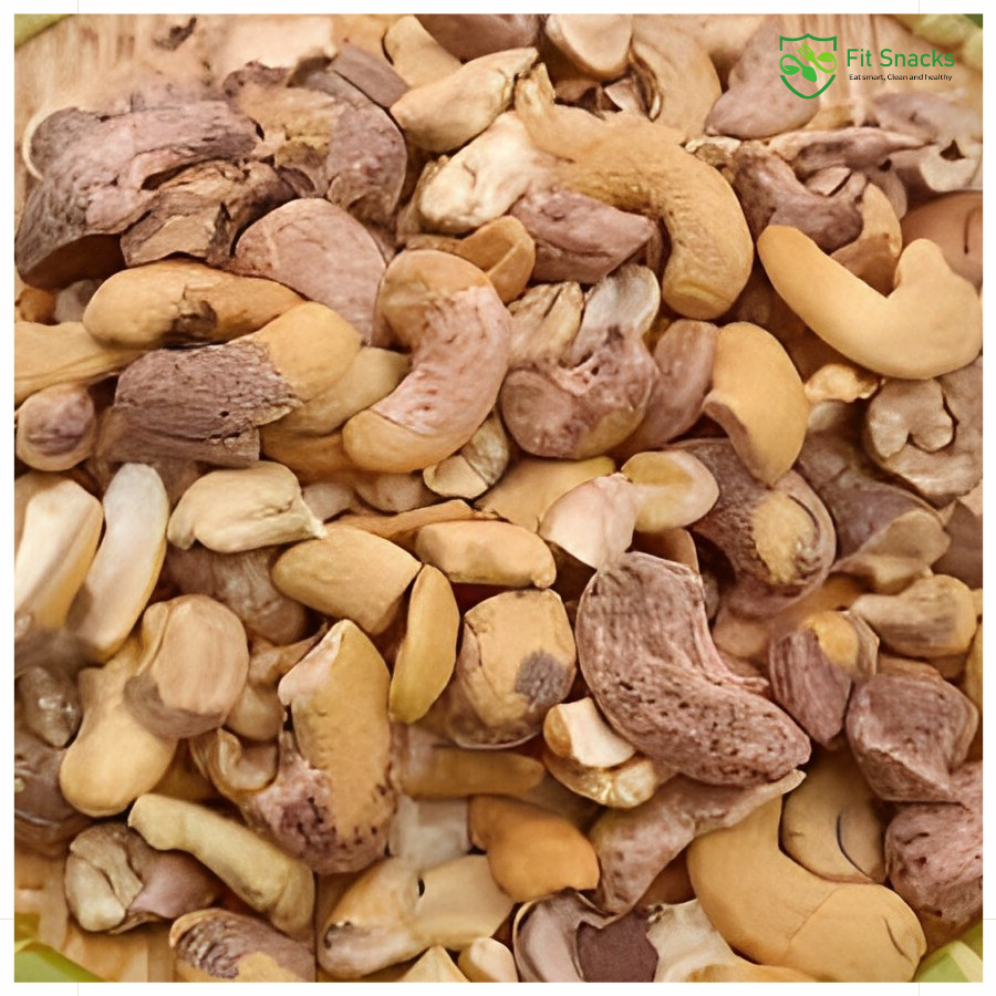 Hạt điều rang muối bể vỏ lục 500g Bình Phước | Fit Snacks