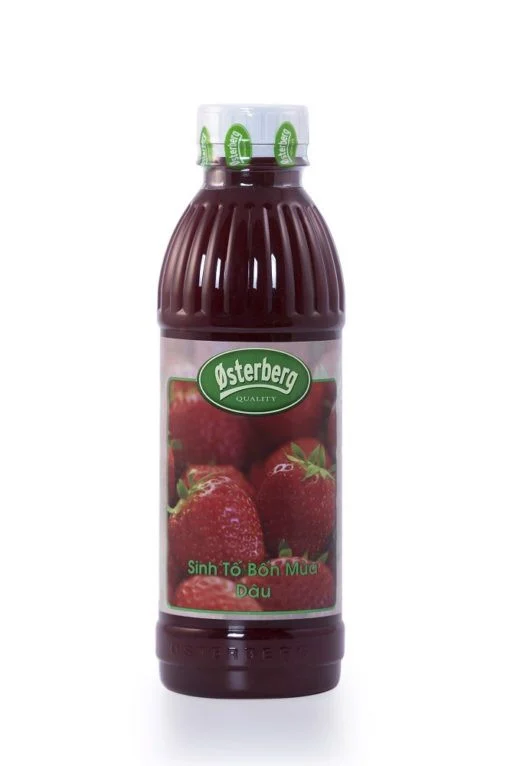 Topping mứt dâu chai