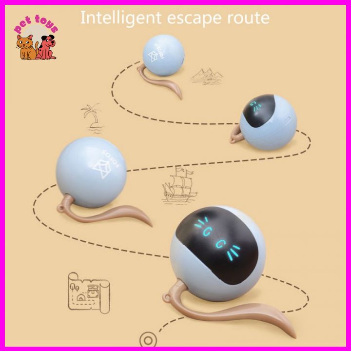 Đồ Chơi Quả Bóng Tự Động Thông Minh Cho Thú Cưng