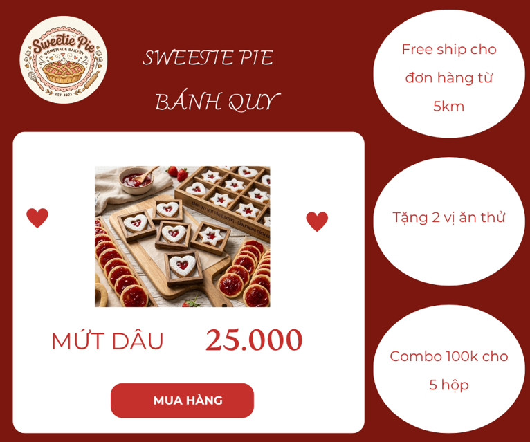 Bánh Quy Mứt Dâu