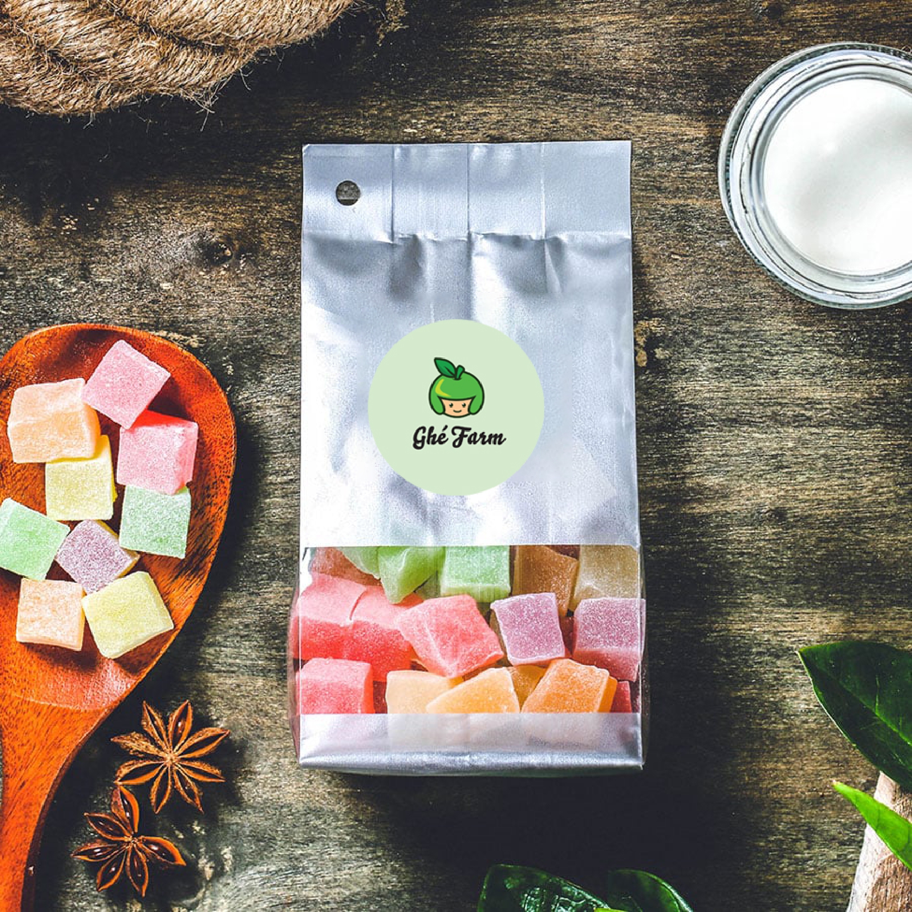 Kẹo hương thập cẩm dẻo 1 bịch/ 180g