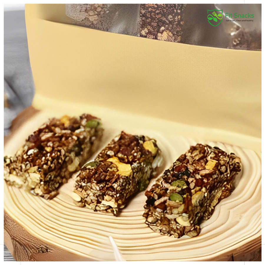 Thanh gạo lứt chà bông - 500g | Fit Snacks