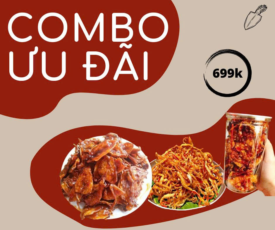 Combo khô mực Bùng Vị từ Bếp Nhà Dừa
