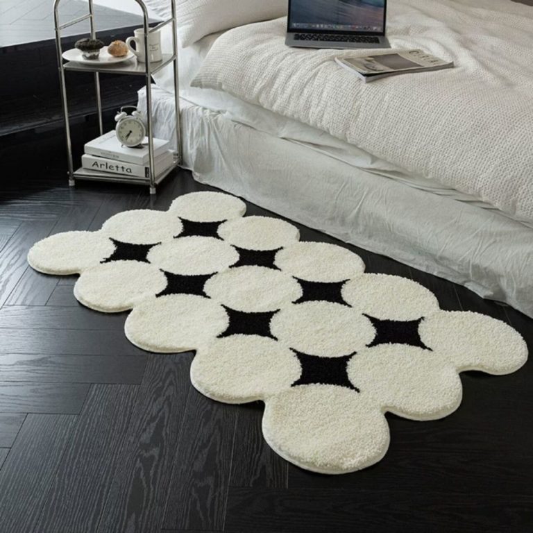 Thảm Lót Sàn Hình Tròn Họa Tiết Hoạt Hình