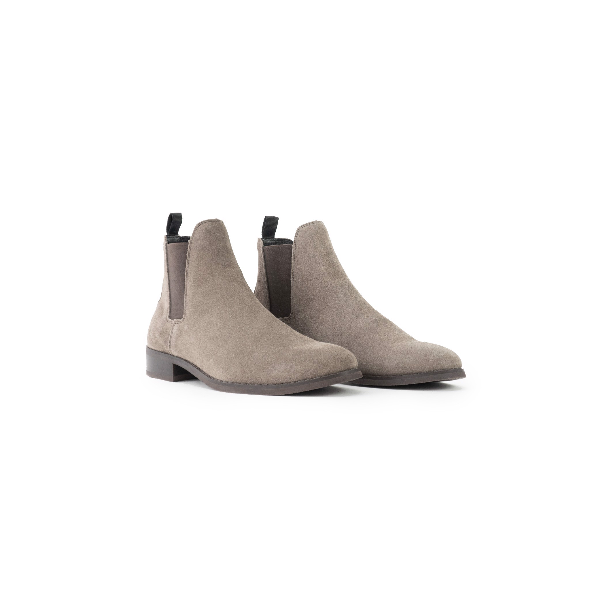 THE MODERN CHELSEA BOOTS SUEDE - DARK TAN (Water Proof )
