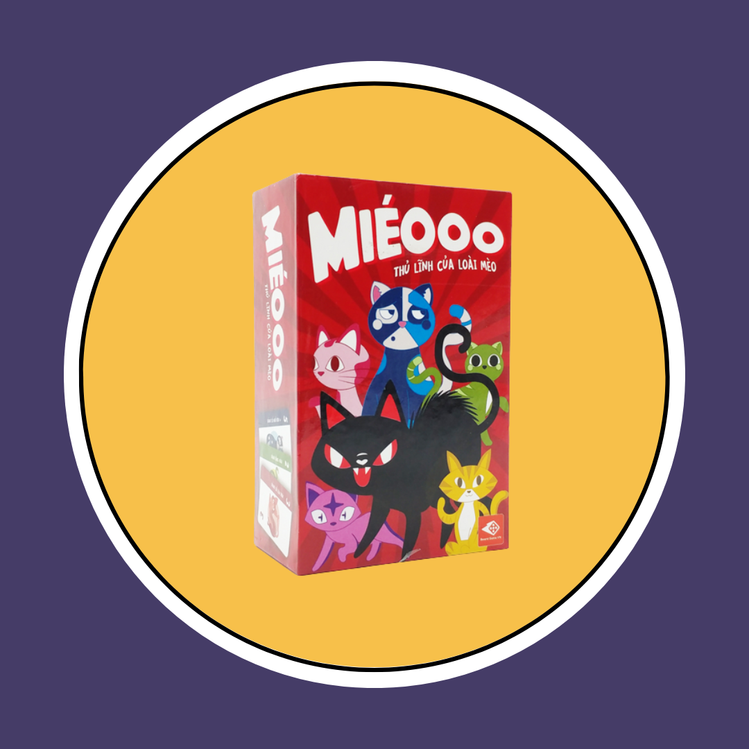 MIÉOOO - TRANH TÀI, TRUY TÌM THỦ LĨNH CỦA LOÀI MÈO, CHỐNG LẠI THẾ LỰC BÓNG TỐI - Board Game Nước Ngoài - 56 Thẻ