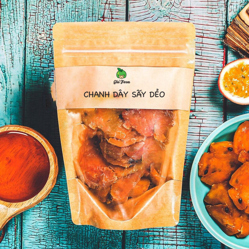 Chanh dây sấy dẻo Ghé Farm 1 bịch/ 250g