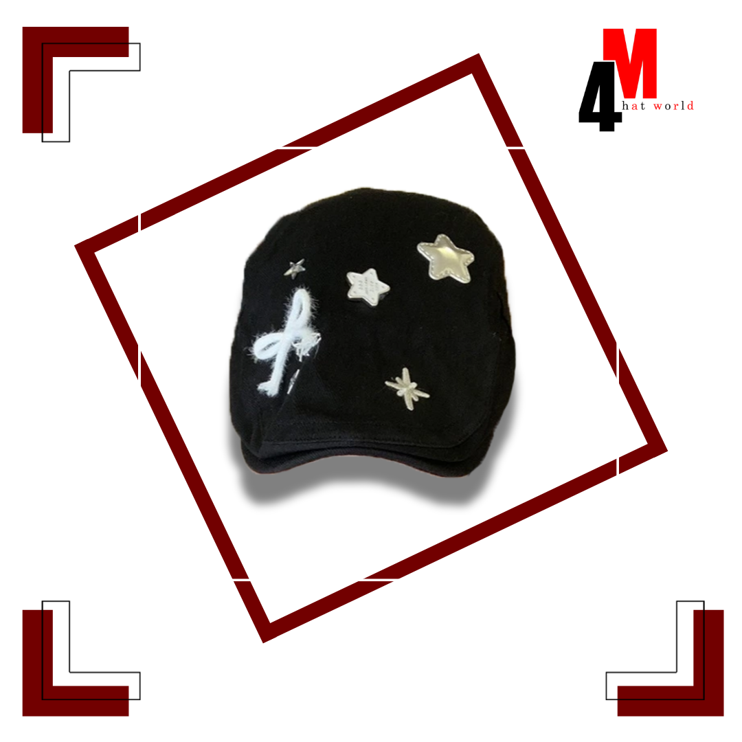 4M Mũ Newsboy Phong Cách Y2K Chính Hãng