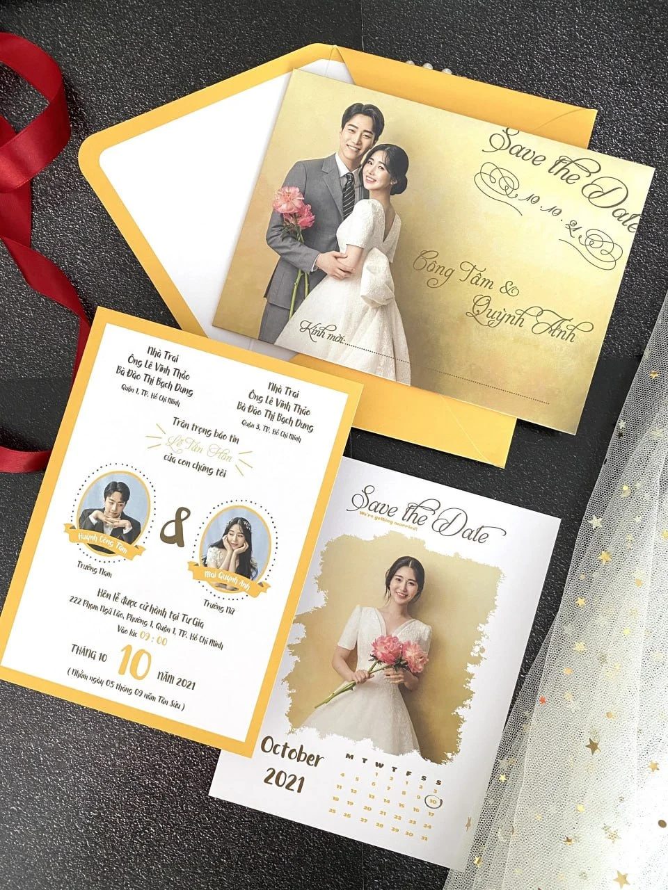 Thiệp cưới vàng kim – TT1