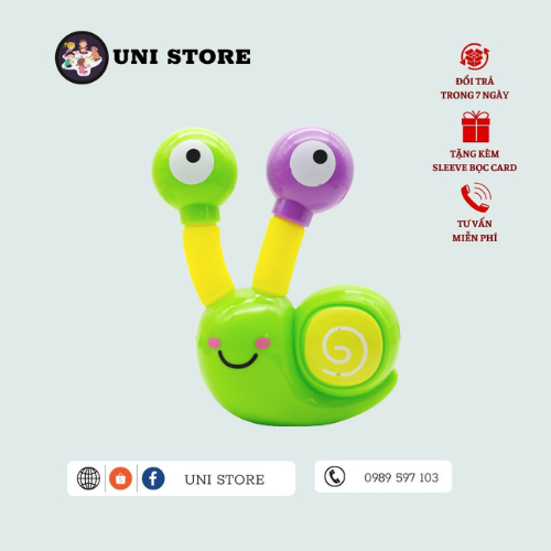 Ốc Sên Kéo Giãn Phát Sáng - Đồ Chơi - Giao Màu Ngẫu Nhiên