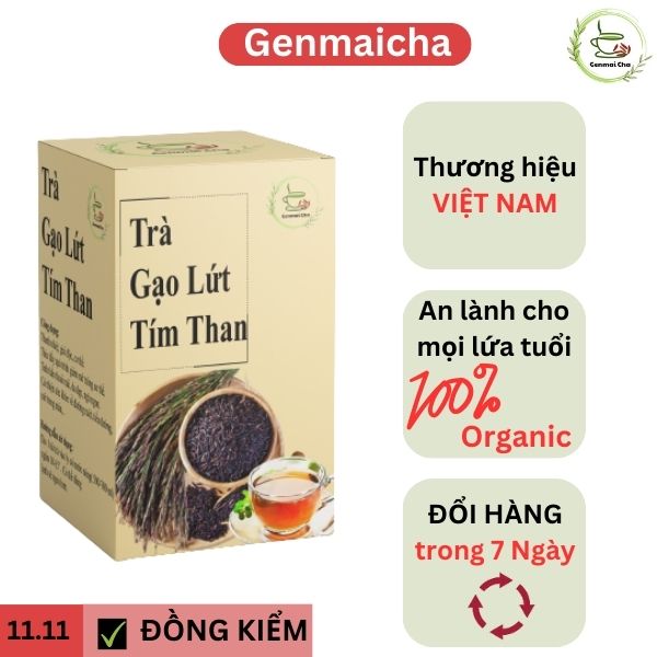 Trà gạo lứt tím than